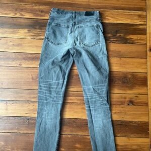 Madewell black perfect vintage crop jean